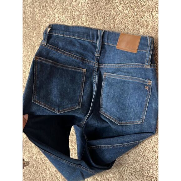 Madewell 10” High Rise Skinny Jeans Dark Wash size 23 - Picture 2 of 5